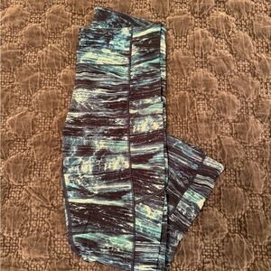 Lululemon Athletica Blue and Black Leggings